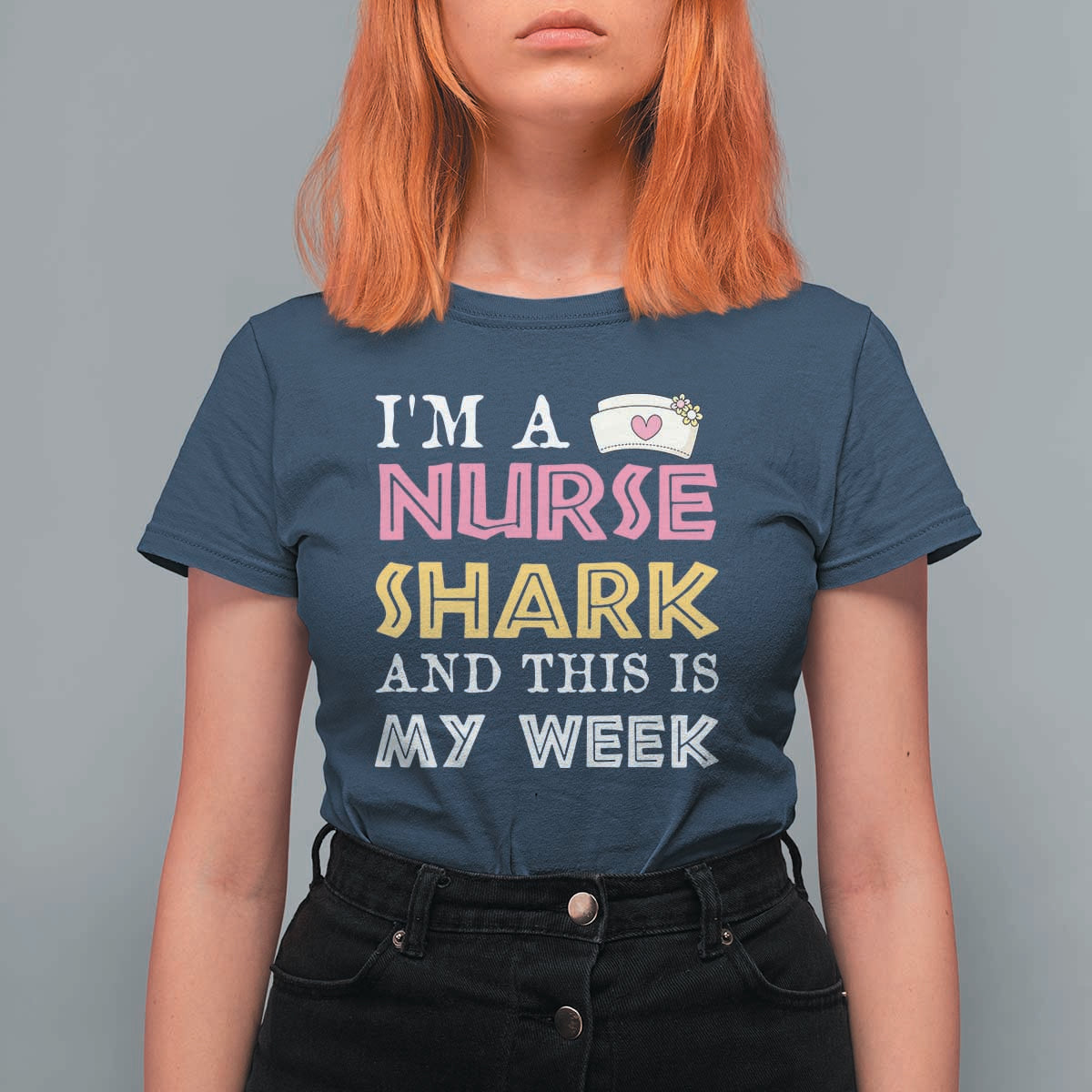 Funny Nurse Shark Gift T Shirt For Women This Is My Week