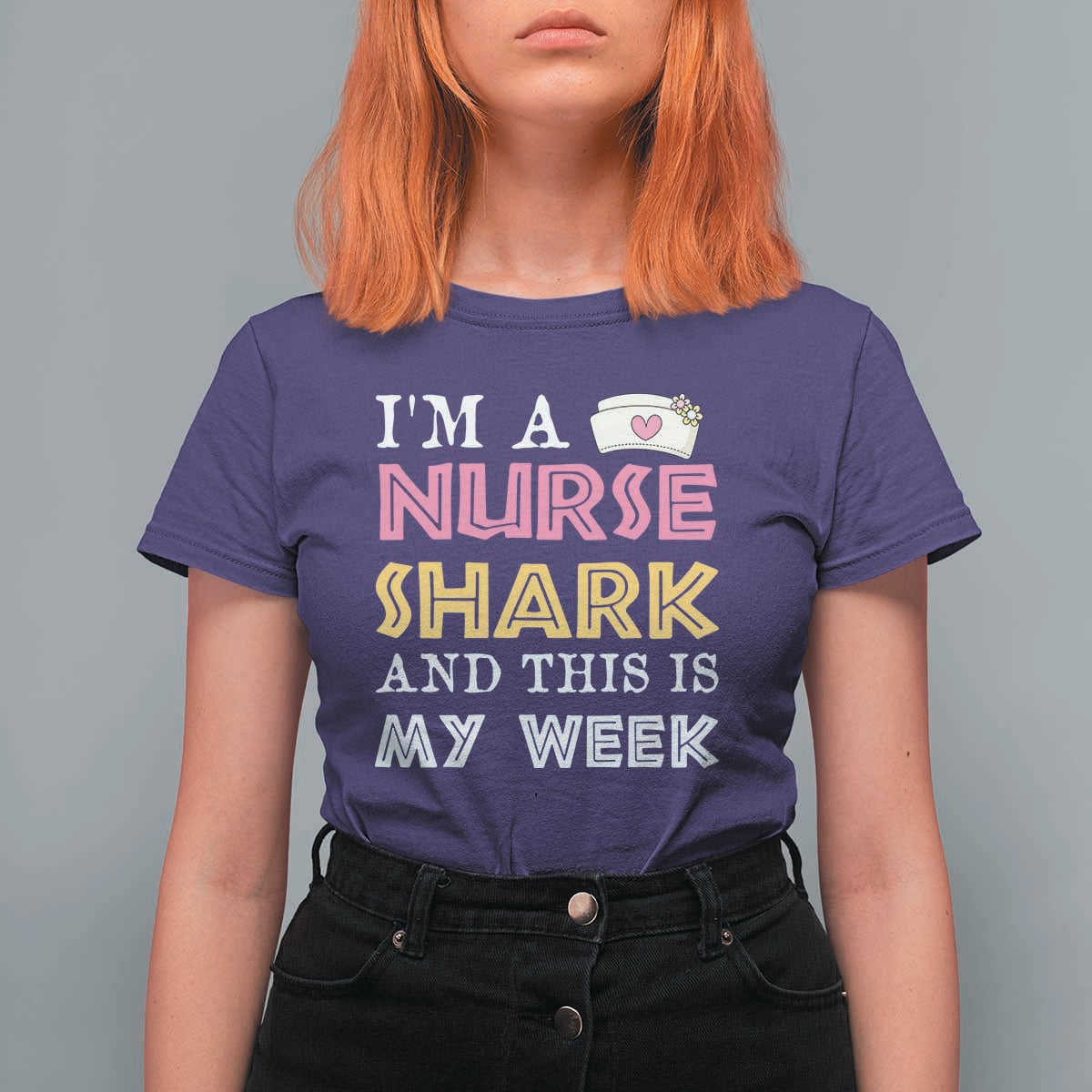 Funny Nurse Shark Gift T Shirt For Women This Is My Week