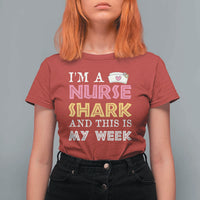 Funny Nurse Shark Gift T Shirt For Women This Is My Week
