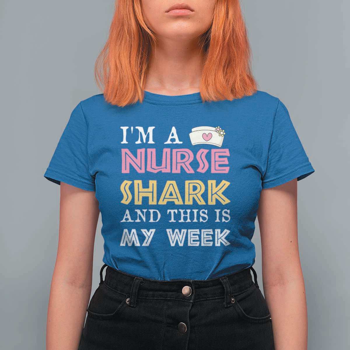 Funny Nurse Shark Gift T Shirt For Women This Is My Week