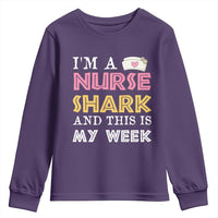 Funny Nurse Shark Gift Youth Sweatshirt This Is My Week