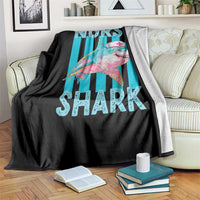 Funny Nurse Shark Throw Blanket Medical Worker Appreciation Gift