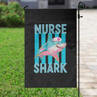 Funny Nurse Shark Garden Flag Medical Worker Appreciation Gift