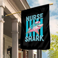 Funny Nurse Shark Garden Flag Medical Worker Appreciation Gift