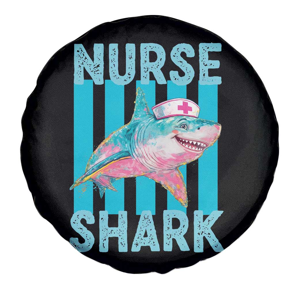 Funny Nurse Shark Spare Tire Cover Medical Worker Appreciation Gift