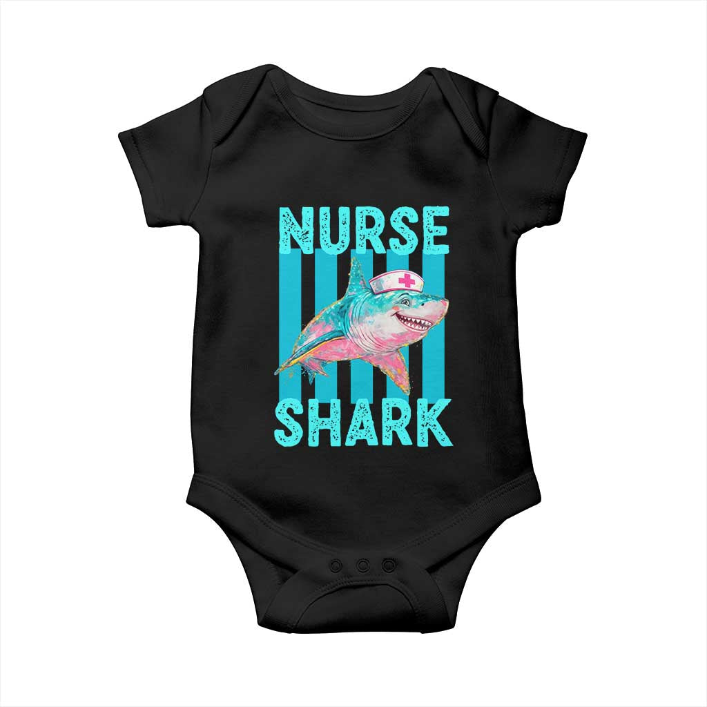 Funny Nurse Shark Baby Onesie Medical Worker Appreciation Gift