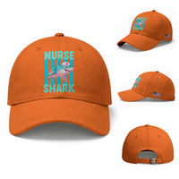 Funny Nurse Shark Baseball Cap Medical Worker Appreciation Gift