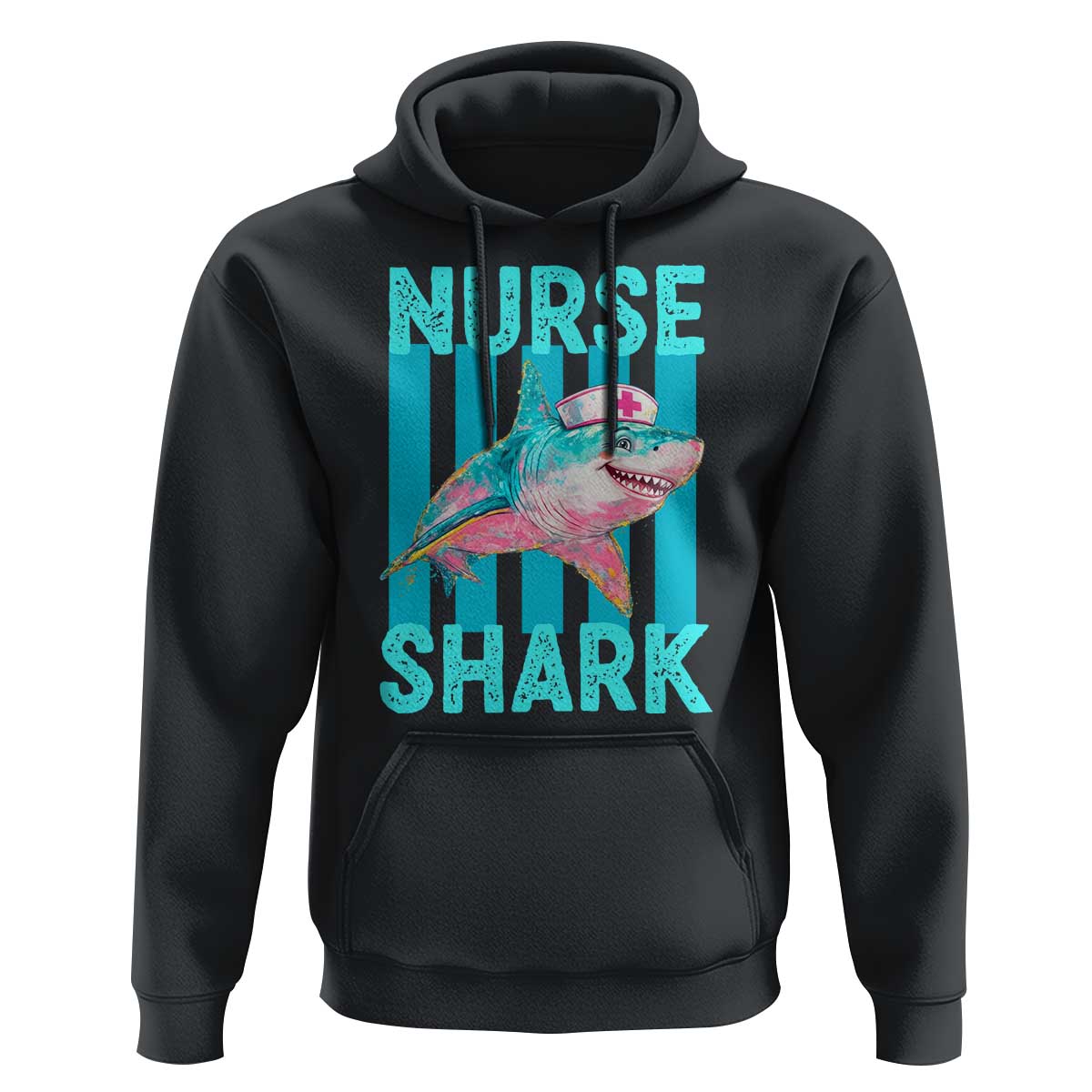 Funny Nurse Shark Hoodie Medical Worker Appreciation Gift