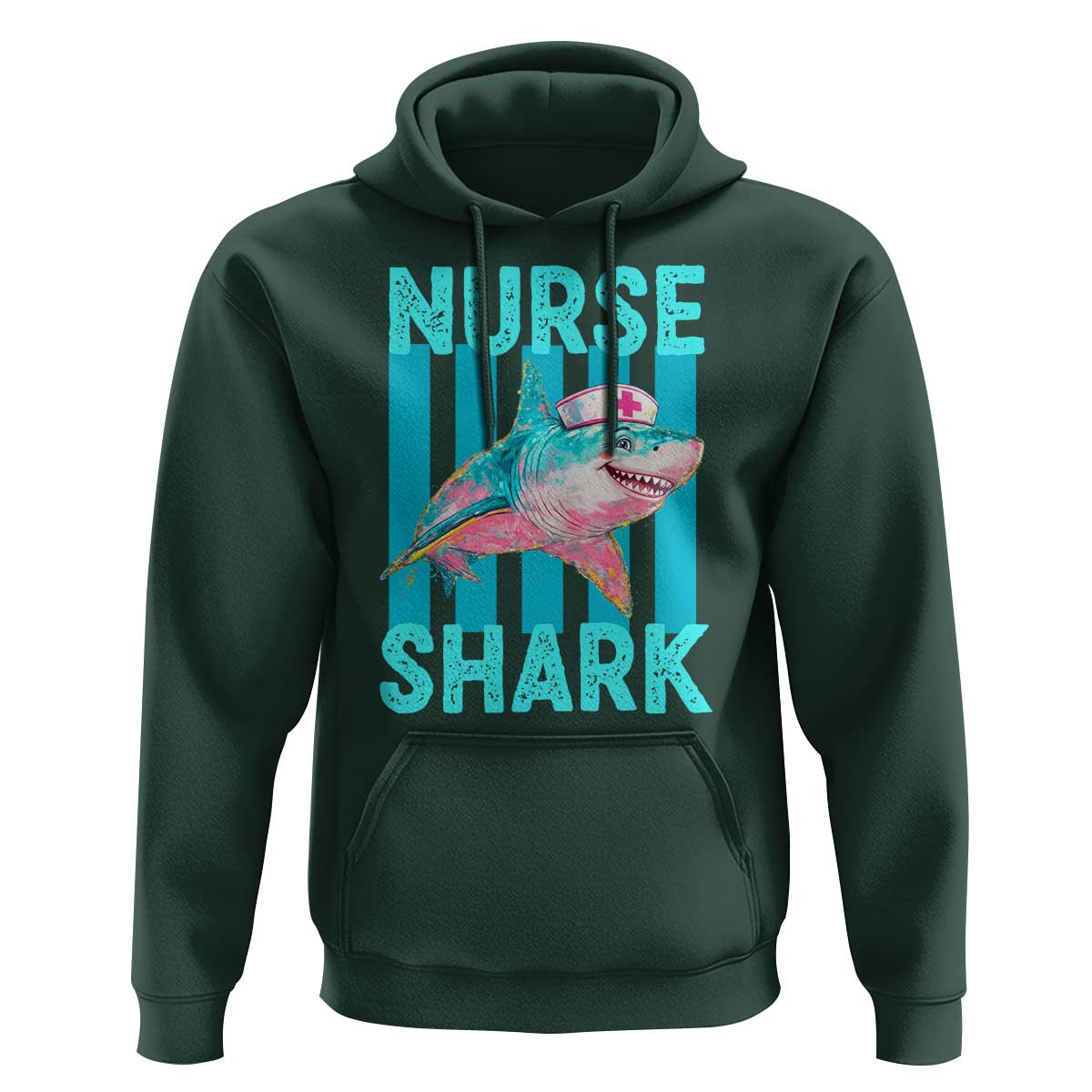 Funny Nurse Shark Hoodie Medical Worker Appreciation Gift