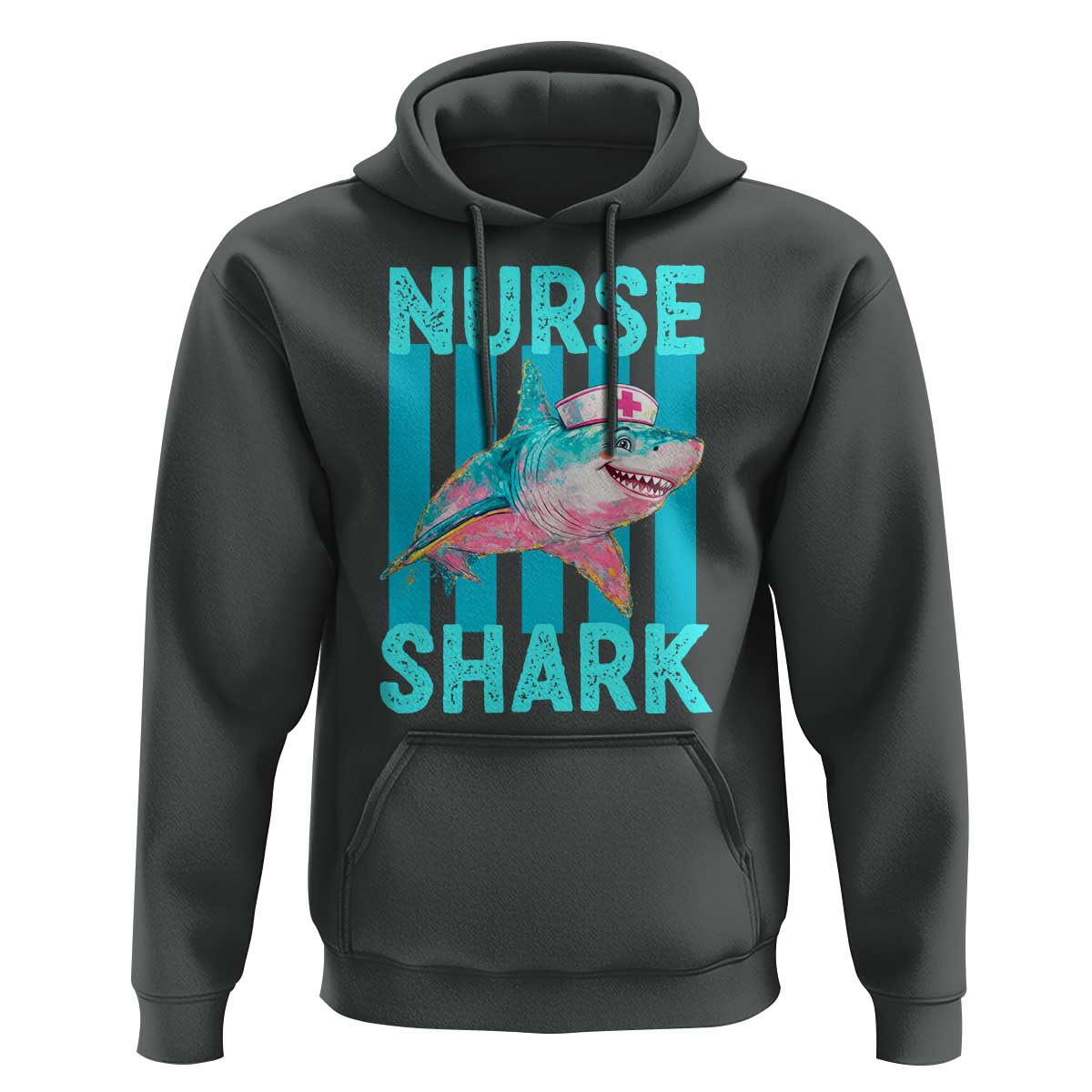 Funny Nurse Shark Hoodie Medical Worker Appreciation Gift