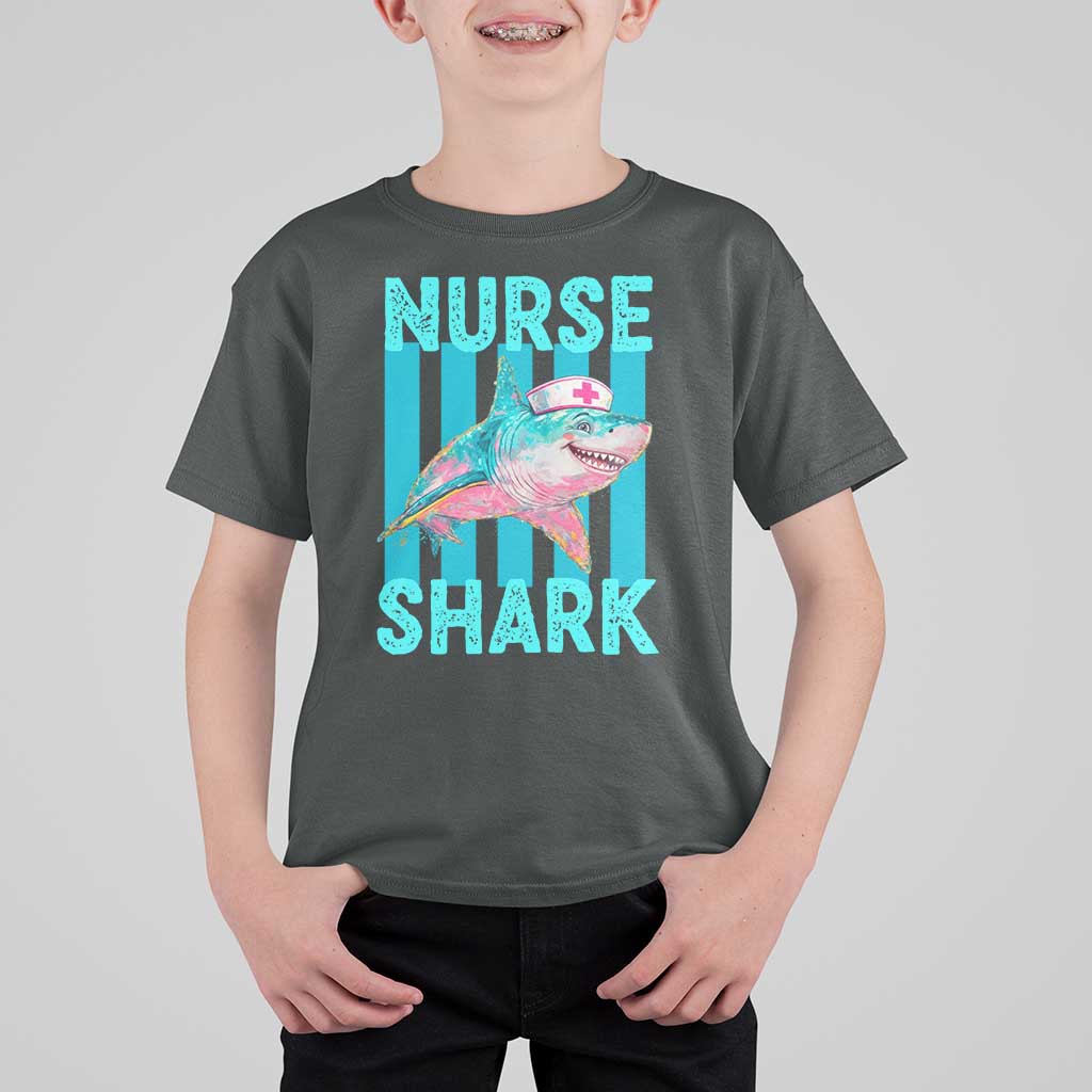 Funny Nurse Shark T Shirt For Kid Medical Worker Appreciation Gift
