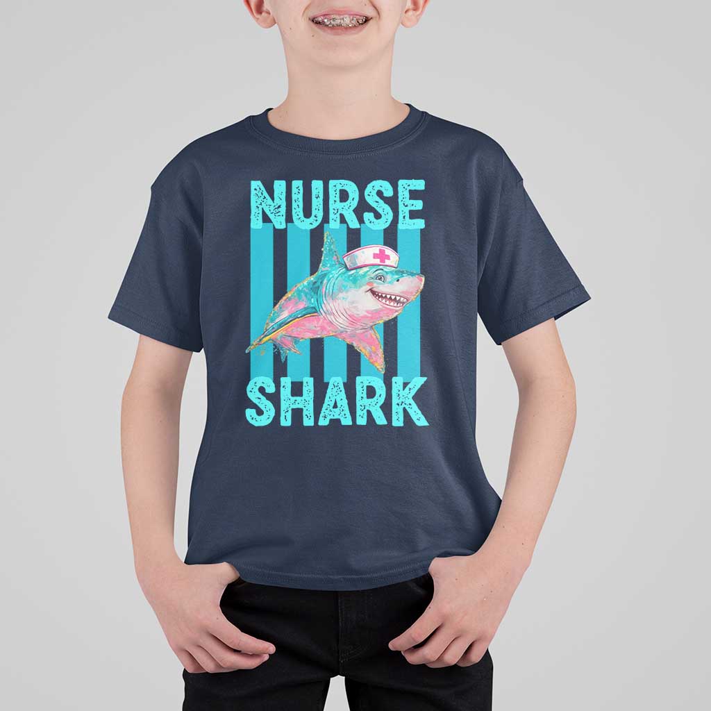 Funny Nurse Shark T Shirt For Kid Medical Worker Appreciation Gift