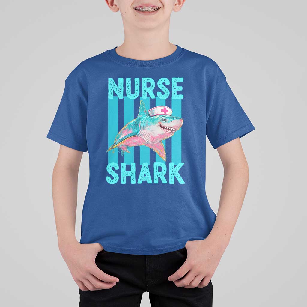 Funny Nurse Shark T Shirt For Kid Medical Worker Appreciation Gift