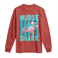 Funny Nurse Shark Long Sleeve Shirt Medical Worker Appreciation Gift