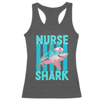 Funny Nurse Shark Racerback Tank Top Medical Worker Appreciation Gift