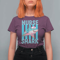 Funny Nurse Shark T Shirt For Women Medical Worker Appreciation Gift