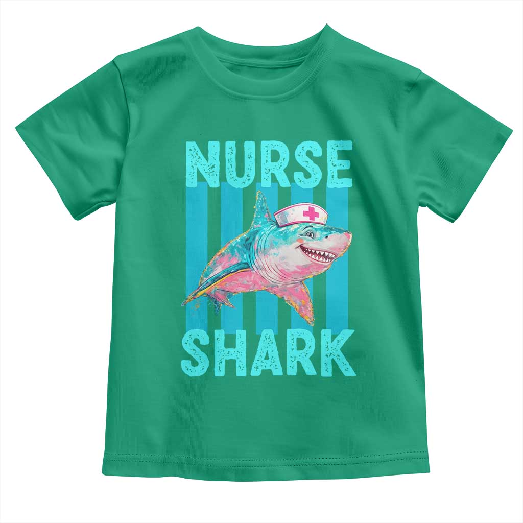 Funny Nurse Shark Toddler T Shirt Medical Worker Appreciation Gift
