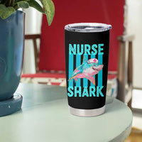 Funny Nurse Shark Tumbler Cup Medical Worker Appreciation Gift