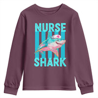 Funny Nurse Shark Youth Sweatshirt Medical Worker Appreciation Gift