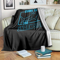 Funny Hammerhead Shark Lover Throw Blanket Come To The Shark Side