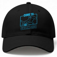 Funny Hammerhead Shark Lover Baseball Cap Come To The Shark Side