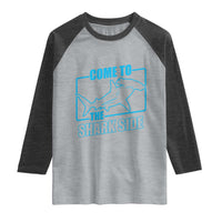Funny Hammerhead Shark Lover Raglan Shirt Come To The Shark Side