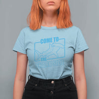 Funny Hammerhead Shark Lover T Shirt For Women Come To The Shark Side
