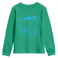 Funny Hammerhead Shark Lover Youth Sweatshirt Come To The Shark Side
