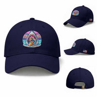 Shark Skeleton Surfer Baseball Cap Hawaiian Beach Vacation Gift