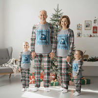 Ready To Attack 1st Grade Plaid Pajama Set Funny Shark Driving Car Back To School