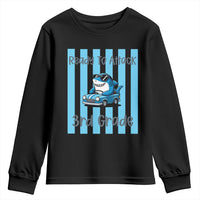 Ready To Attack 3rd Grade Youth Sweatshirt Funny Shark Driving Car Back To School