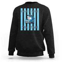 Ready To Attack 2nd Grade Sweatshirt Funny Shark Driving Car Back To School