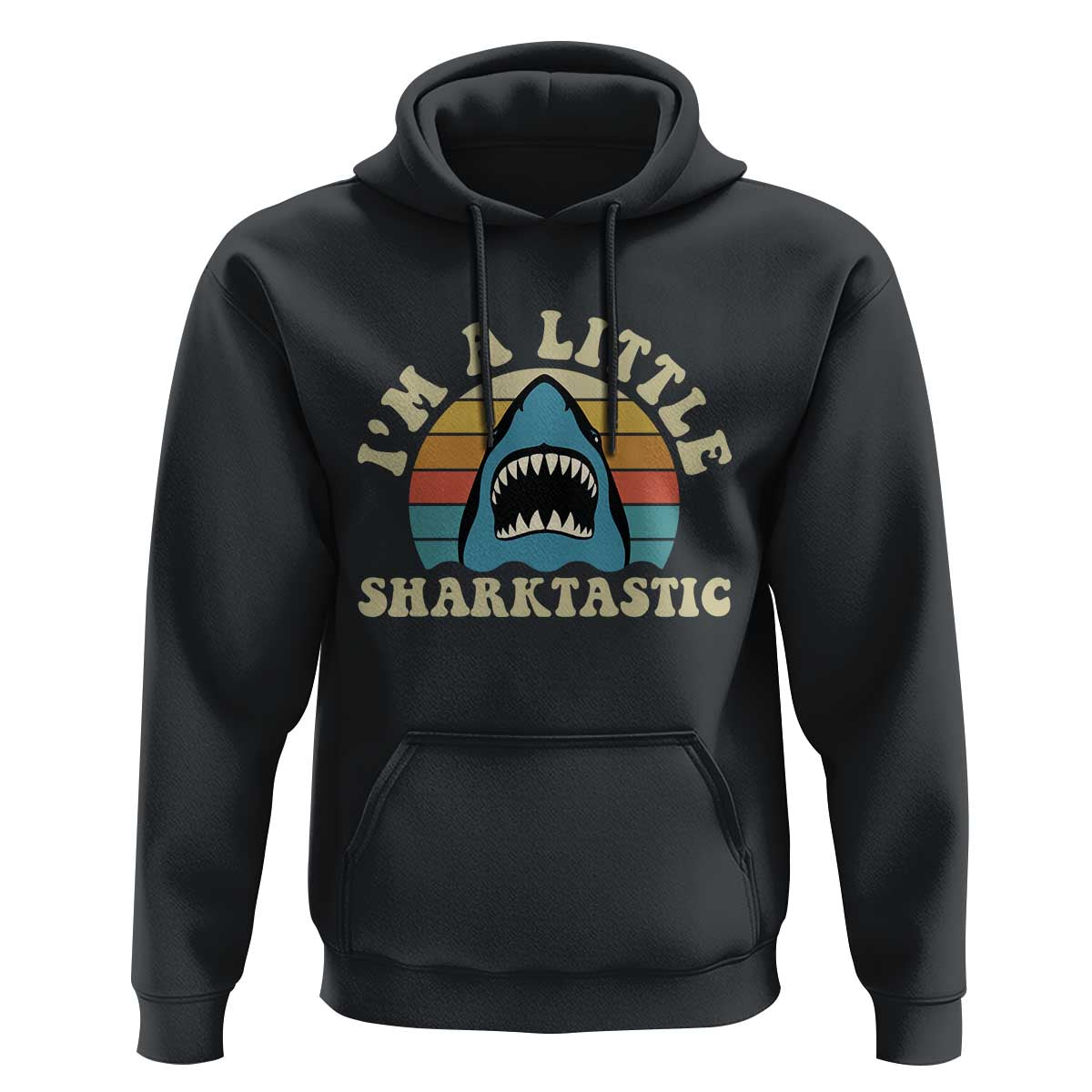 Im A Little Sharktastic Hoodie Vintage Shark Lover Week Gift