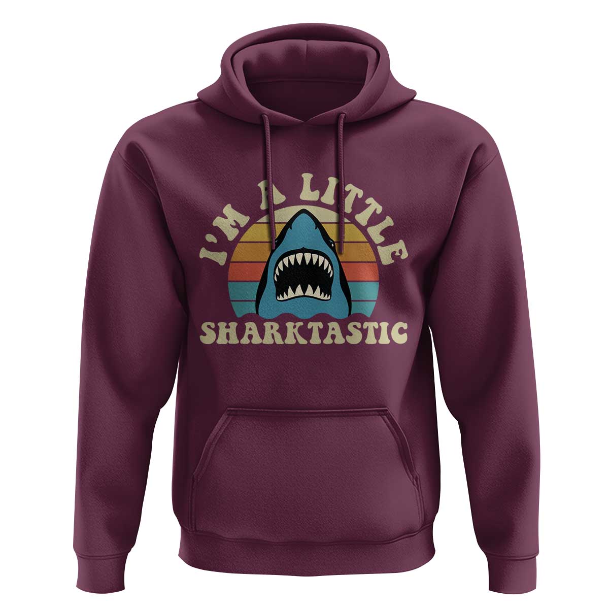 Im A Little Sharktastic Hoodie Vintage Shark Lover Week Gift