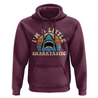 Im A Little Sharktastic Hoodie Vintage Shark Lover Week Gift