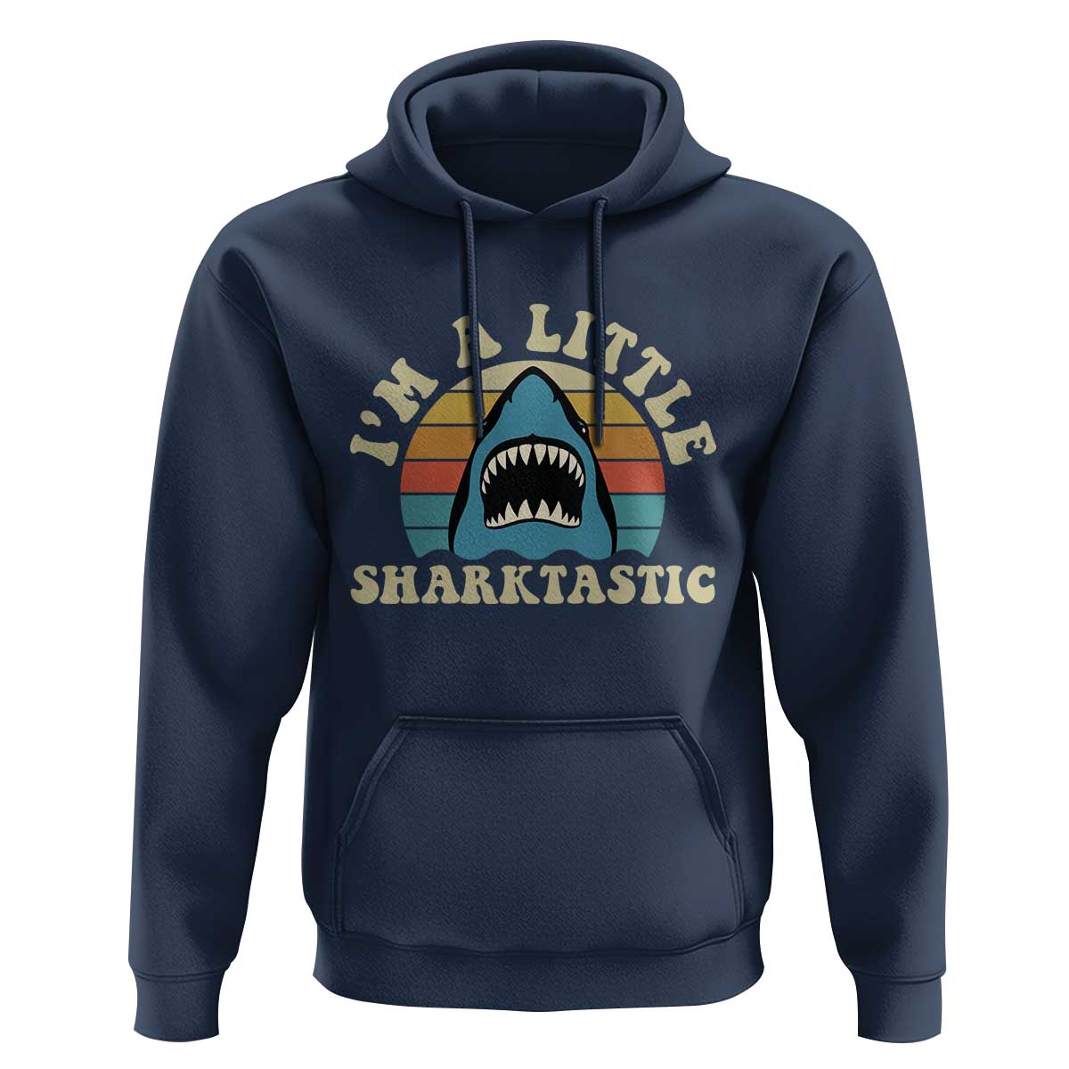 Im A Little Sharktastic Hoodie Vintage Shark Lover Week Gift