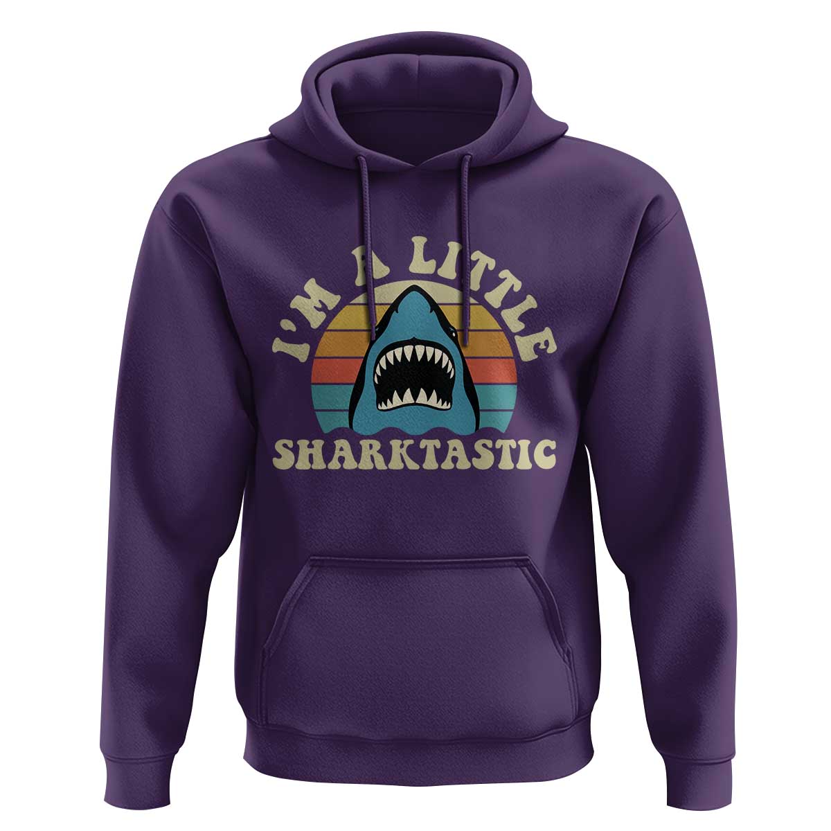 Im A Little Sharktastic Hoodie Vintage Shark Lover Week Gift