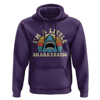 Im A Little Sharktastic Hoodie Vintage Shark Lover Week Gift