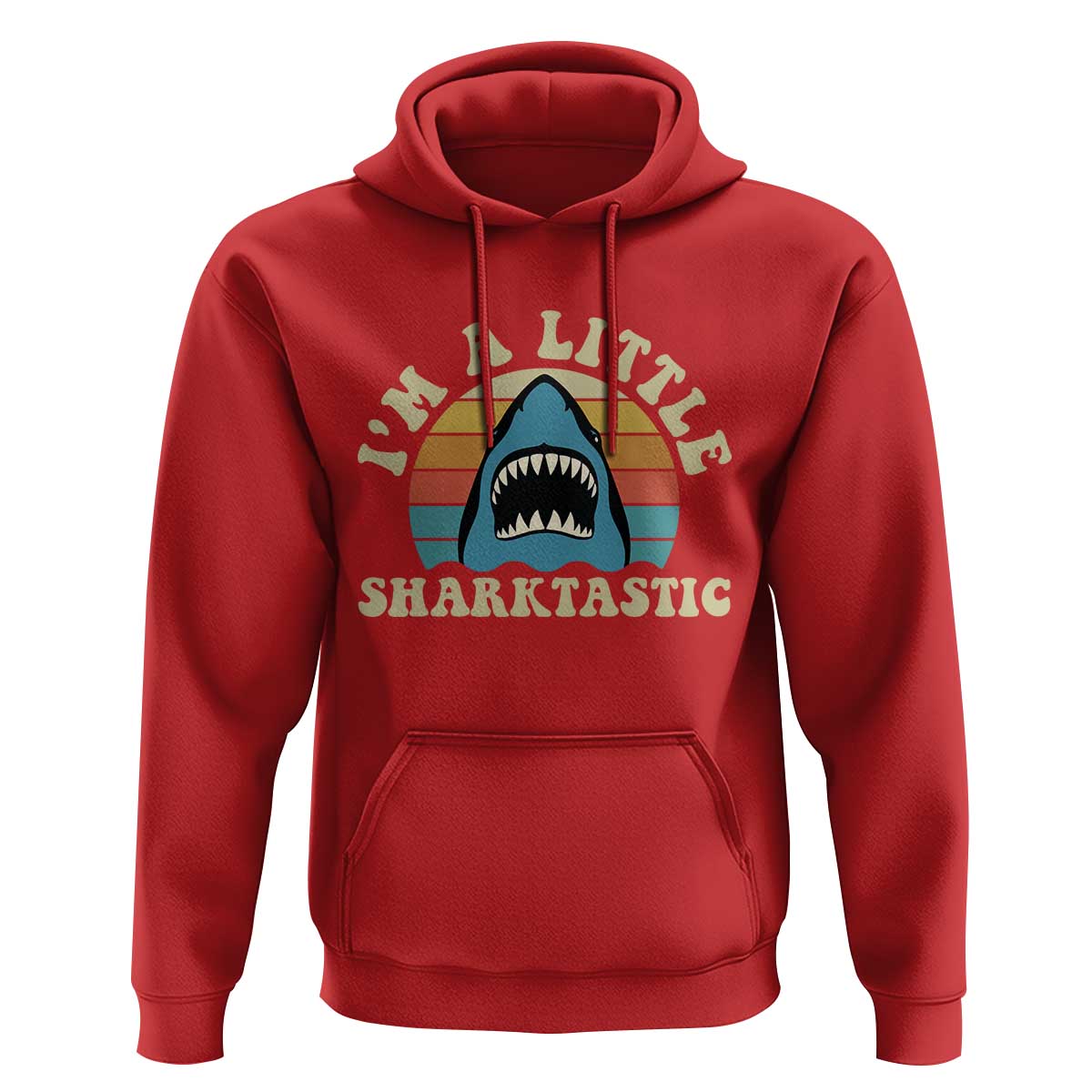 Im A Little Sharktastic Hoodie Vintage Shark Lover Week Gift