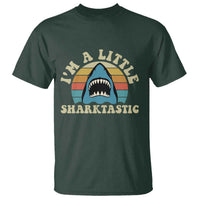 Im A Little Sharktastic T Shirt Vintage Shark Lover Week Gift