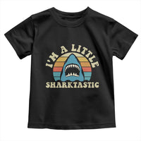 Im A Little Sharktastic Toddler T Shirt Vintage Shark Lover Week Gift