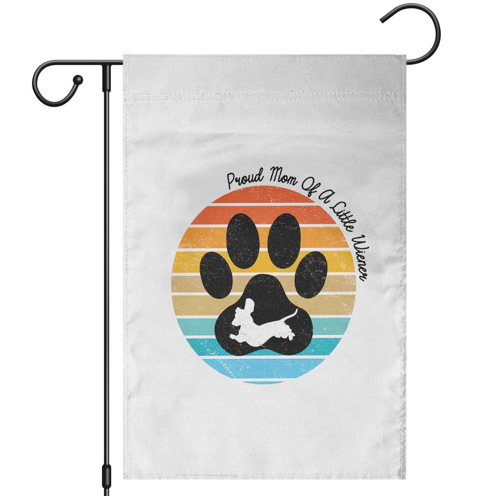 Dachshund Dog Mom Garden Flag Proud Mom Of A Little Wiener - Wonder Print Shop