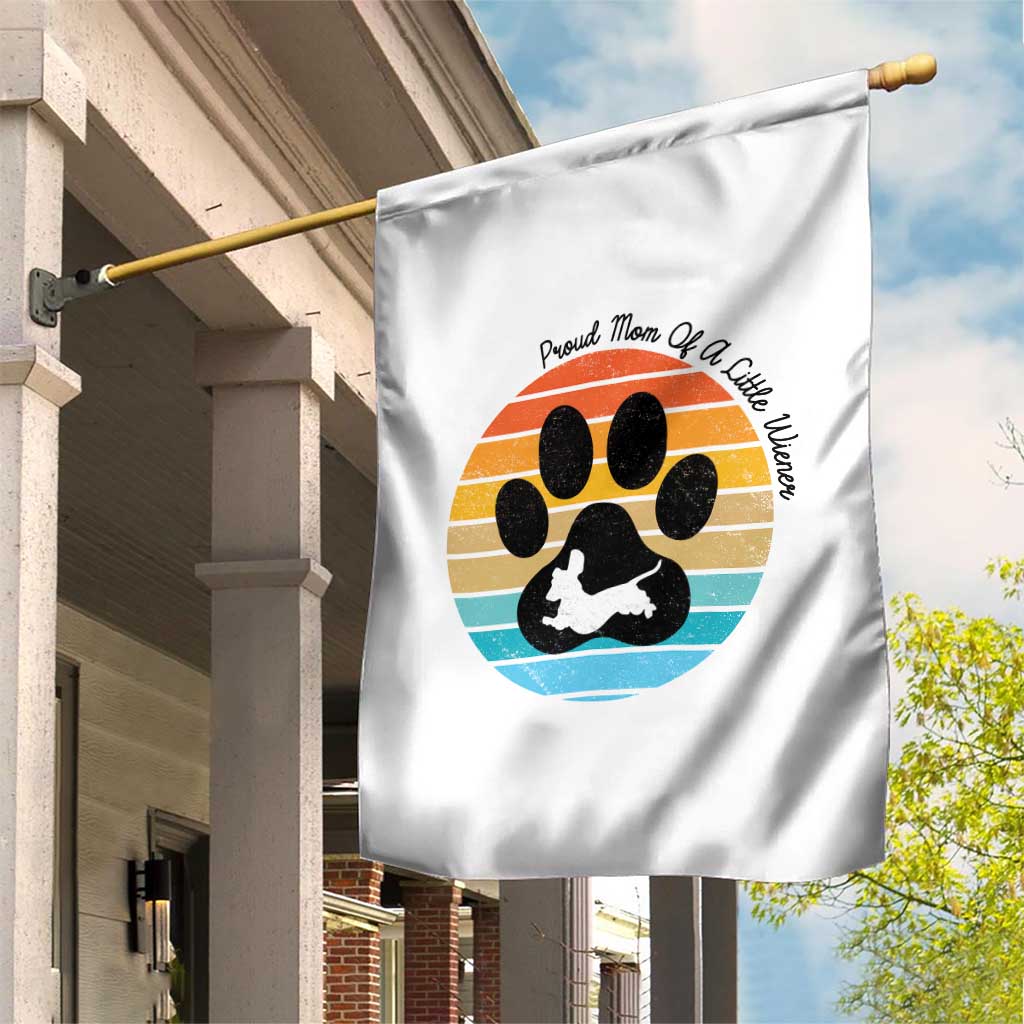 Dachshund Dog Mom Garden Flag Proud Mom Of A Little Wiener - Wonder Print Shop