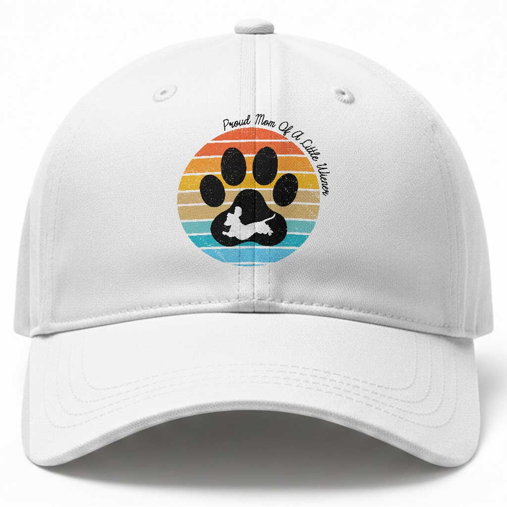 Dachshund Dog Mom Baseball Cap Proud Mom Of A Little Wiener