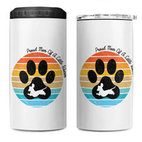 Dachshund Dog Mom 4 in 1 Can Cooler Tumbler Proud Mom Of A Little Wiener