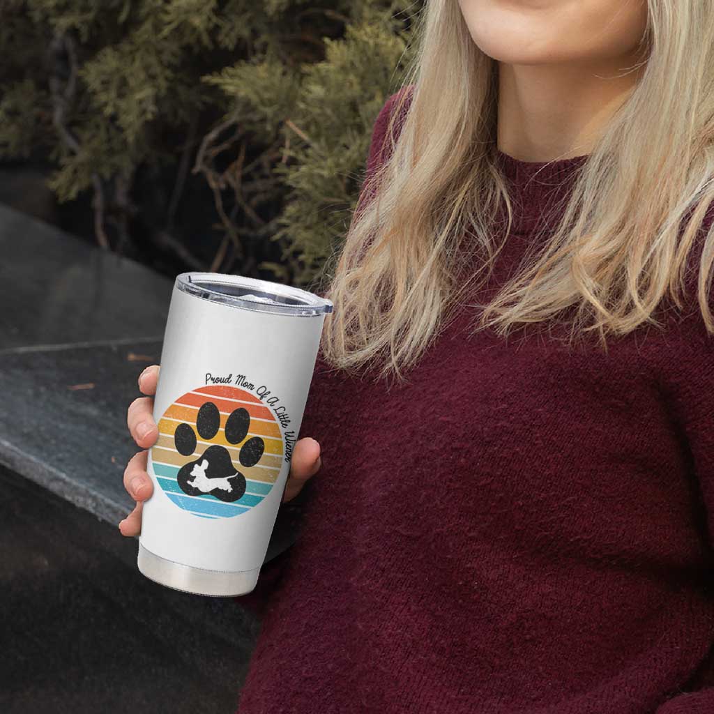 Dachshund Dog Mom Tumbler Cup Proud Mom Of A Little Wiener