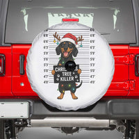 Christmas Dachshund Spare Tire Cover Funny Christmas Tree Killer - Wonder Print Shop