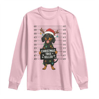 Christmas Dachshund Long Sleeve Shirt Funny Christmas Tree Killer - Wonder Print Shop