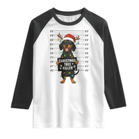 Christmas Dachshund Raglan Shirt Funny Christmas Tree Killer - Wonder Print Shop