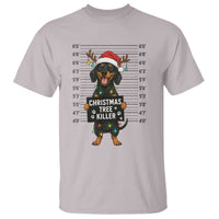 Christmas Dachshund T Shirt Funny Christmas Tree Killer - Wonder Print Shop